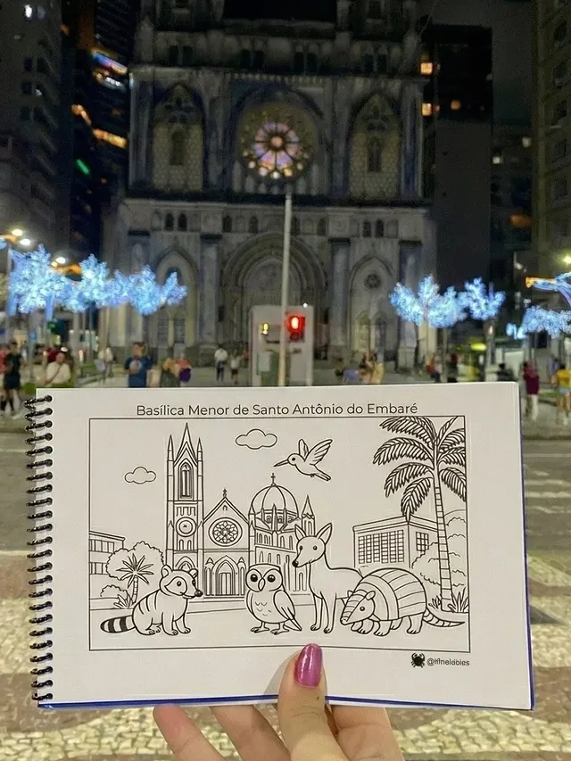Igreja para colorir